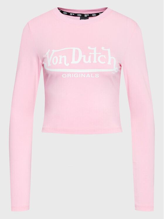 

Узкая блузка Von Dutch, розовый