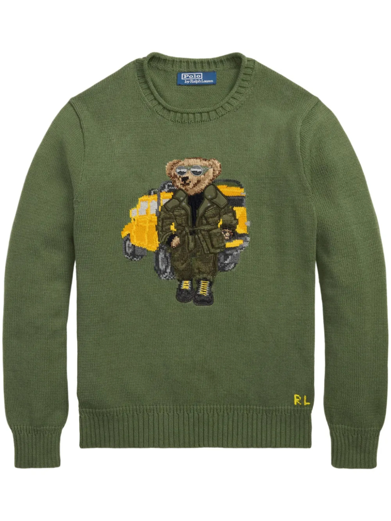 

Свитер с мотивом Polo Bear Polo Ralph Lauren, зеленый