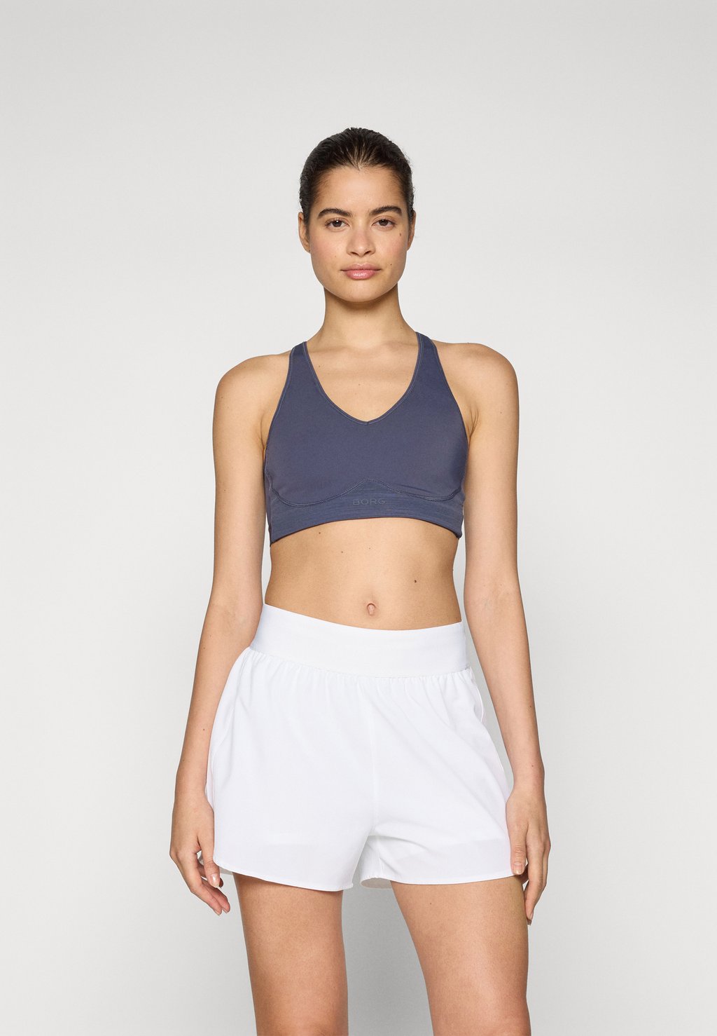 

Спортивный бюстгальтер средней поддержки MID SUPPORT BRA Björn Borg, цвет Odyssey Gray