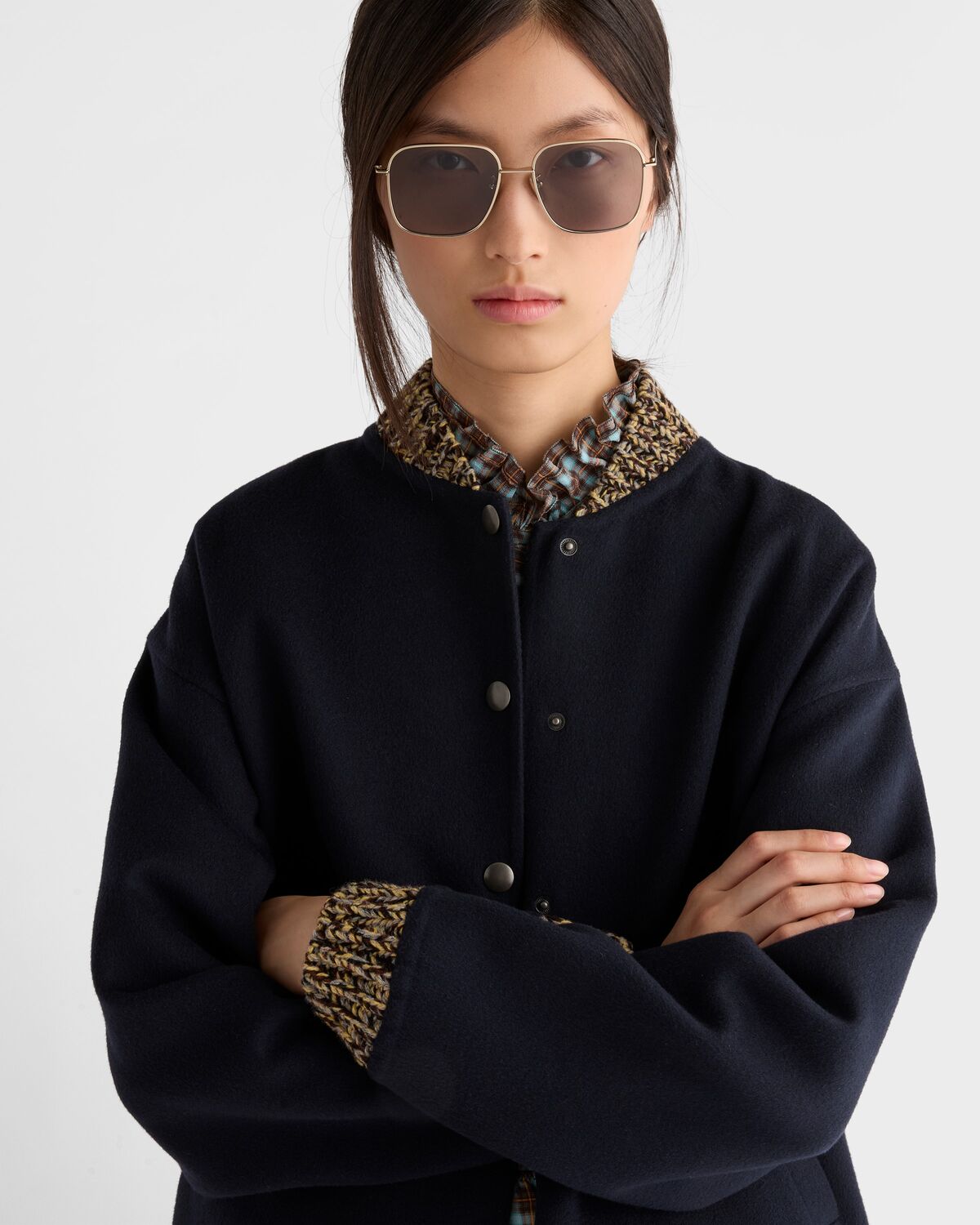 Солнцезащитные очки из коллекции Prada Eyewear Prada, серый — фото 2