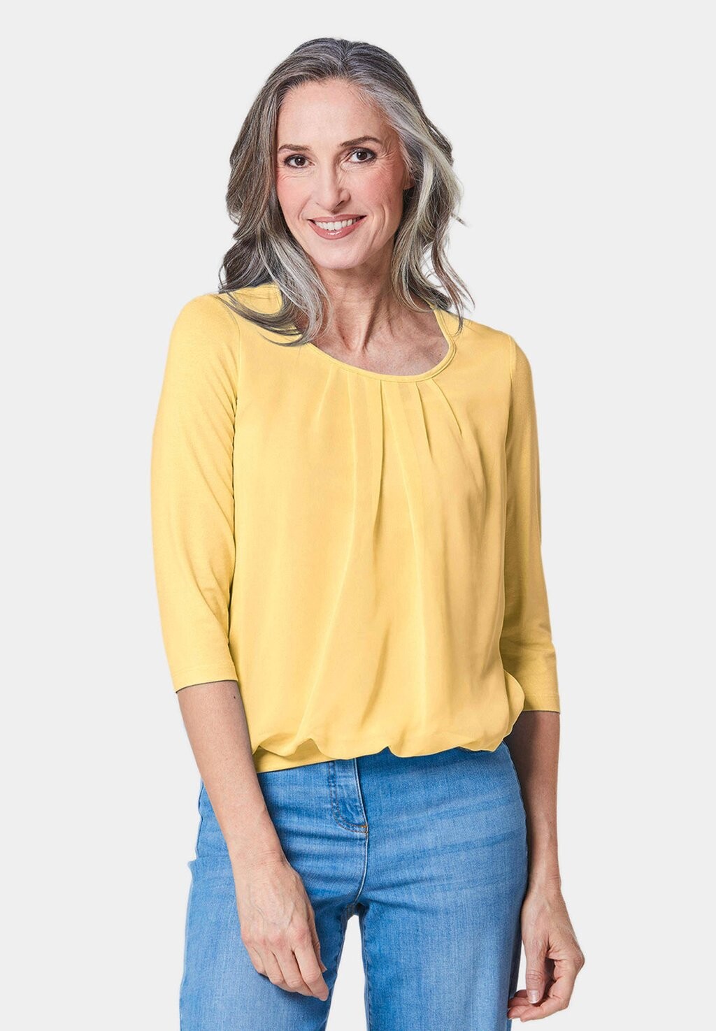 

Топ с длинными рукавами GOLDNER, желтый