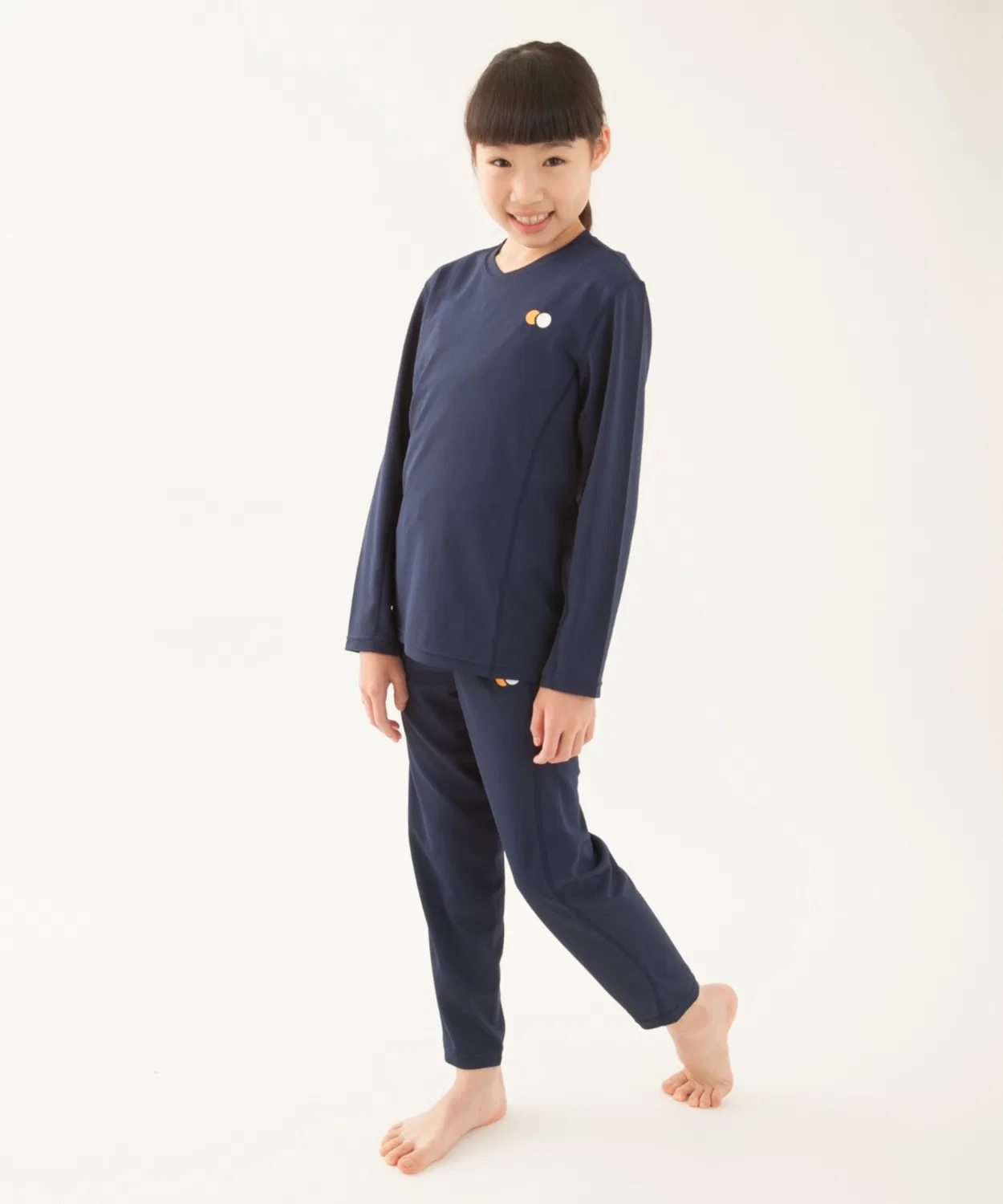 Детская пижама Emoor Sleep Wear Kids длинный рукав, тёмно-синий