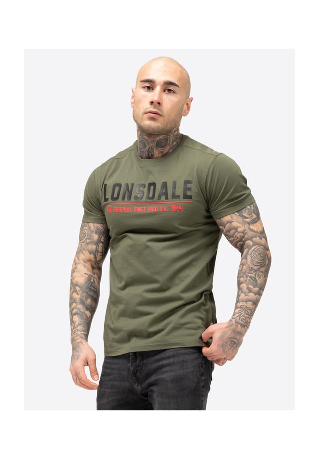 

Футболка обычного кроя Crantock Lonsdale, мультиколор