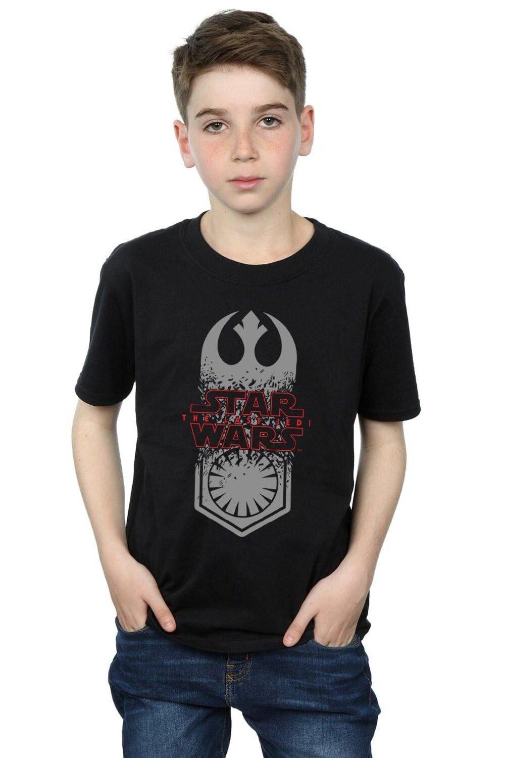 

Футболка «Последний джедай с символом Крэша» Star Wars, черный