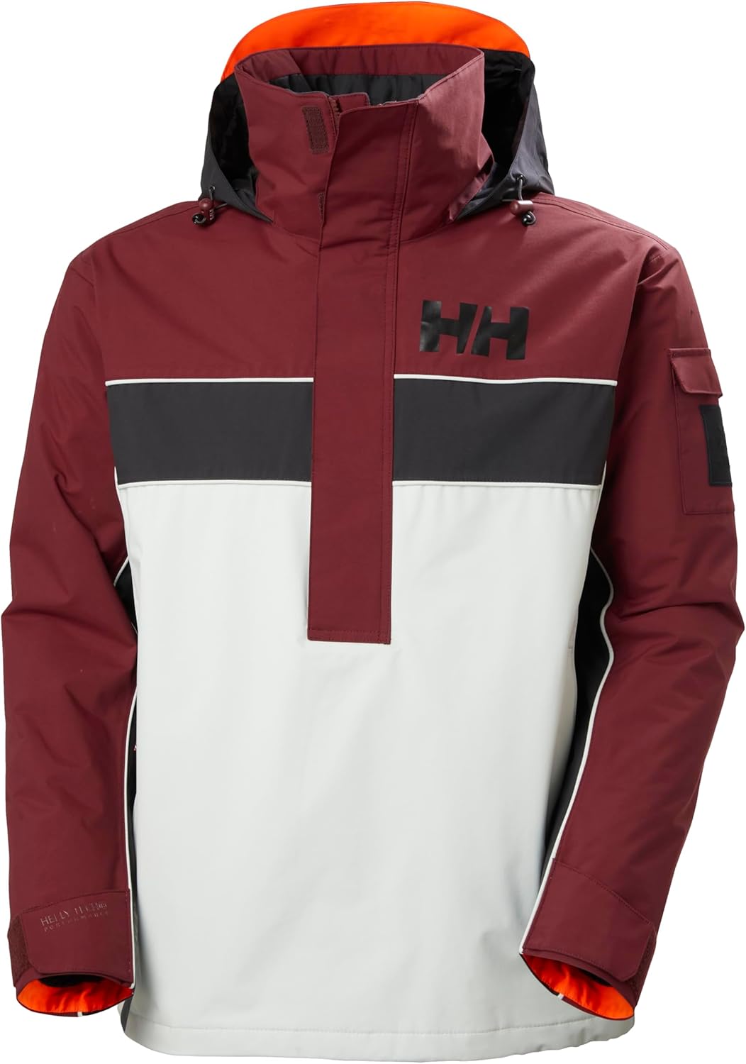 

Helly-Hansen Ullr D Insulated Anorak 2.0 Unisex Athletic-Insulated-Jackets, Waterproof Coat, Snowboarding, Skiing, 180 Mars Red