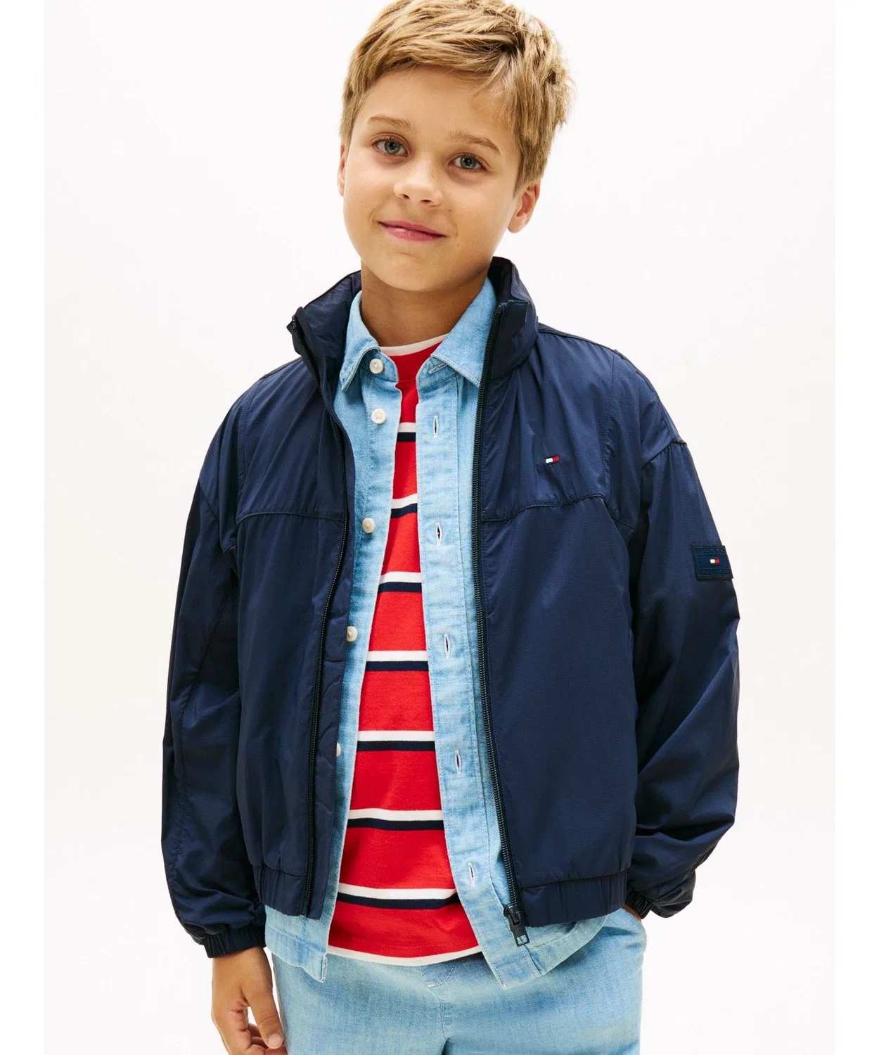 Ветровка детская Tommy Hilfiger KIDS нейлоновая мультиколор — фото 2