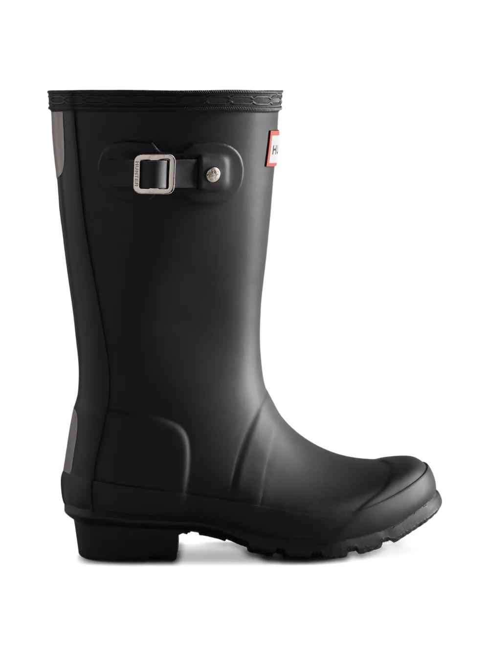 

Сапоги с ремешками и пряжками Hunter Kids, черный