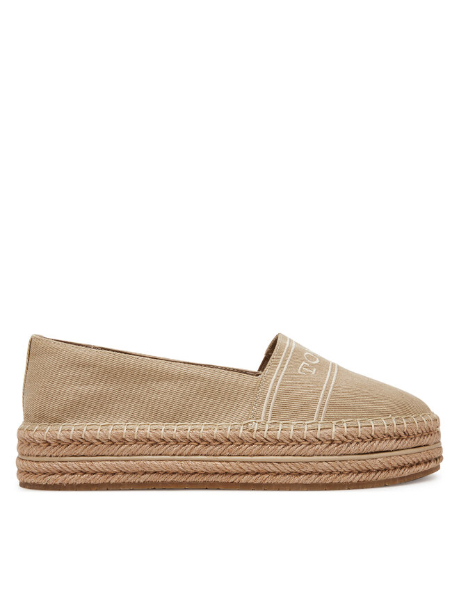 Эспадрильи Denim Platform Espadrille FW0FW08543 Tommy Hilfiger, бежевый