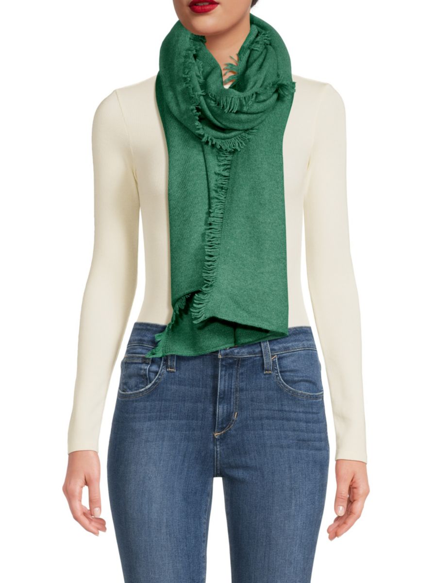 

Кашемировый шарф Amicale, зеленый