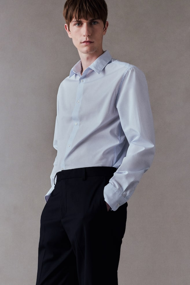 

Рубашка облегающего кроя, легко гладится H&M, мультиколор