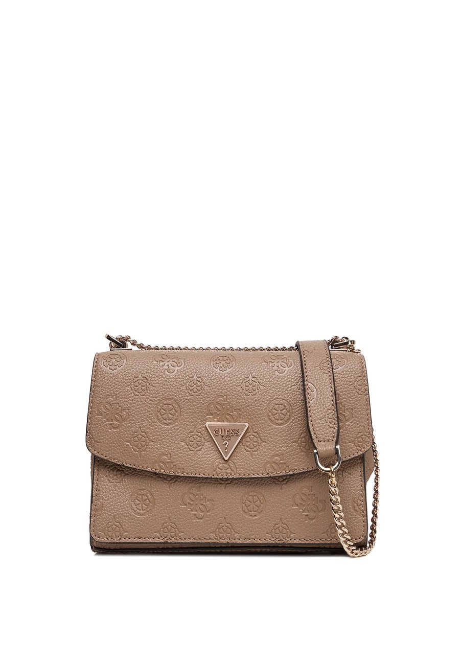 

Сумка кросс-боди Guess CRESIDIA II XBODY FLAP, Dark Taupe Logo/Taupe
