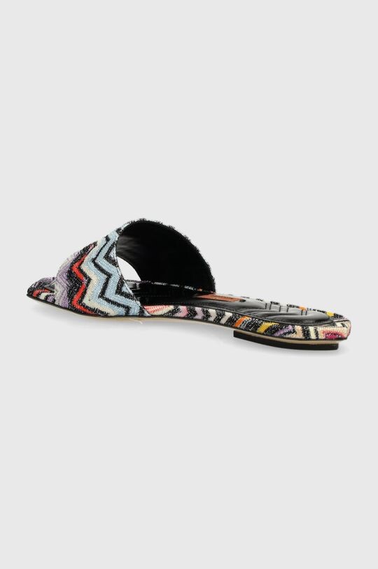 Шлепанцы Gia Flat Missoni, мультиколор — фото 3