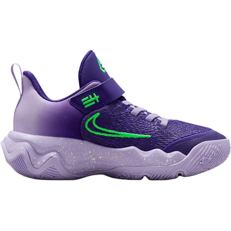 Nike Детские баскетбольные кроссовки Giannis Immortality 4 Low top, фиолетовые, для детей от 3 до 7 лет — фото 3