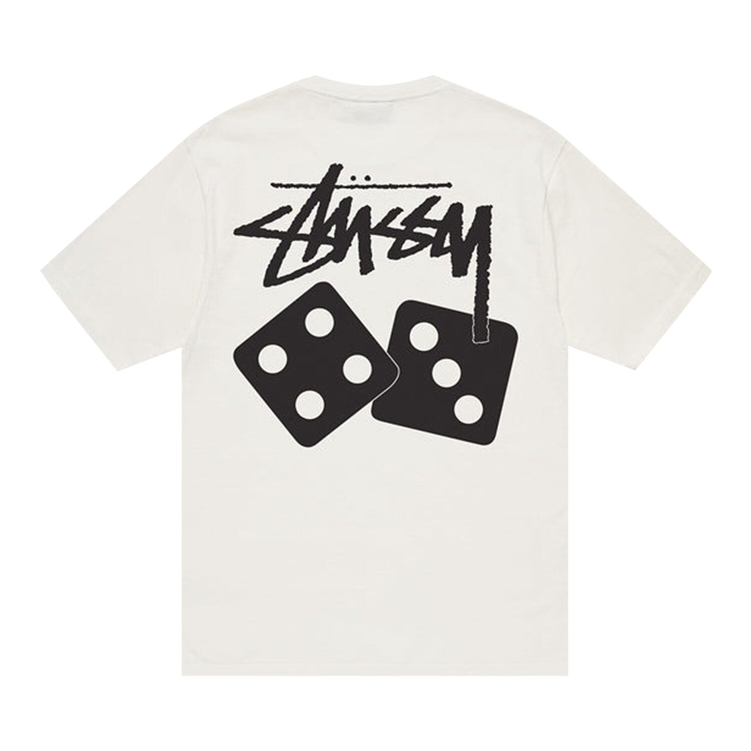 Футболка Stussy Dice, окрашенная в пигмент, Натуральный — фото 2