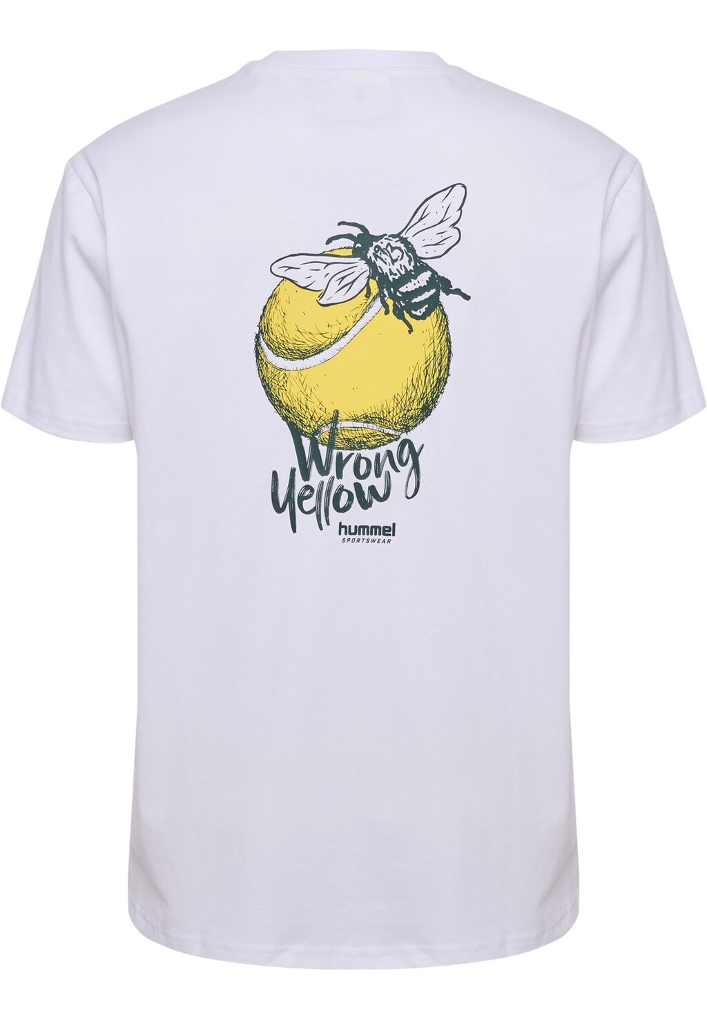 

Футболка с принтом WRONG Hummel, белый