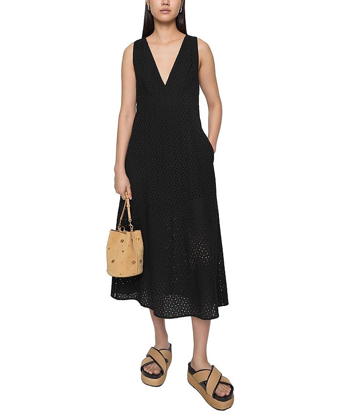 

Платье Naya с ажурными вставками Rebecca Minkoff, черный