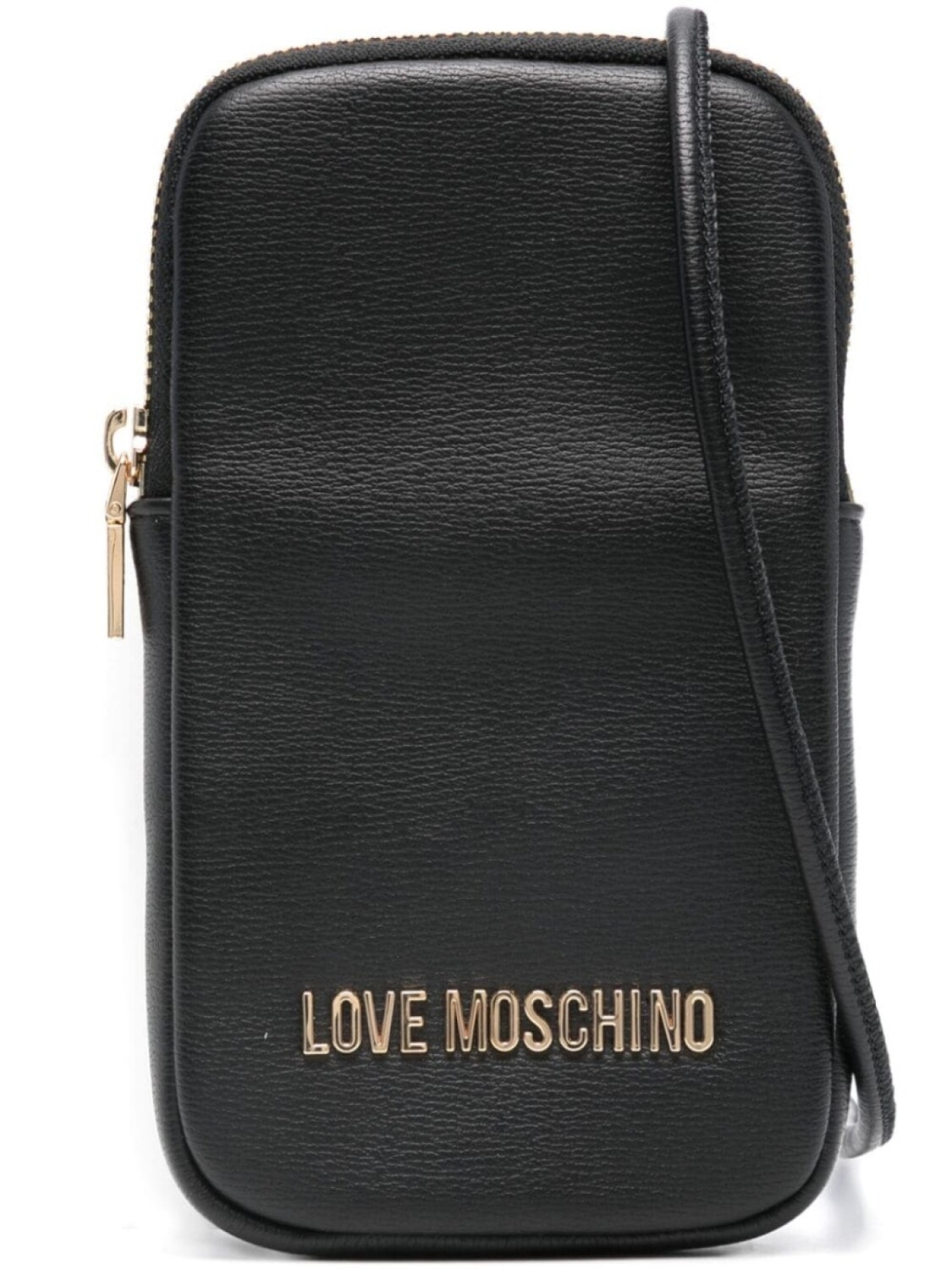 

Love Moschino чехол для телефона с логотипом и надписью, черный