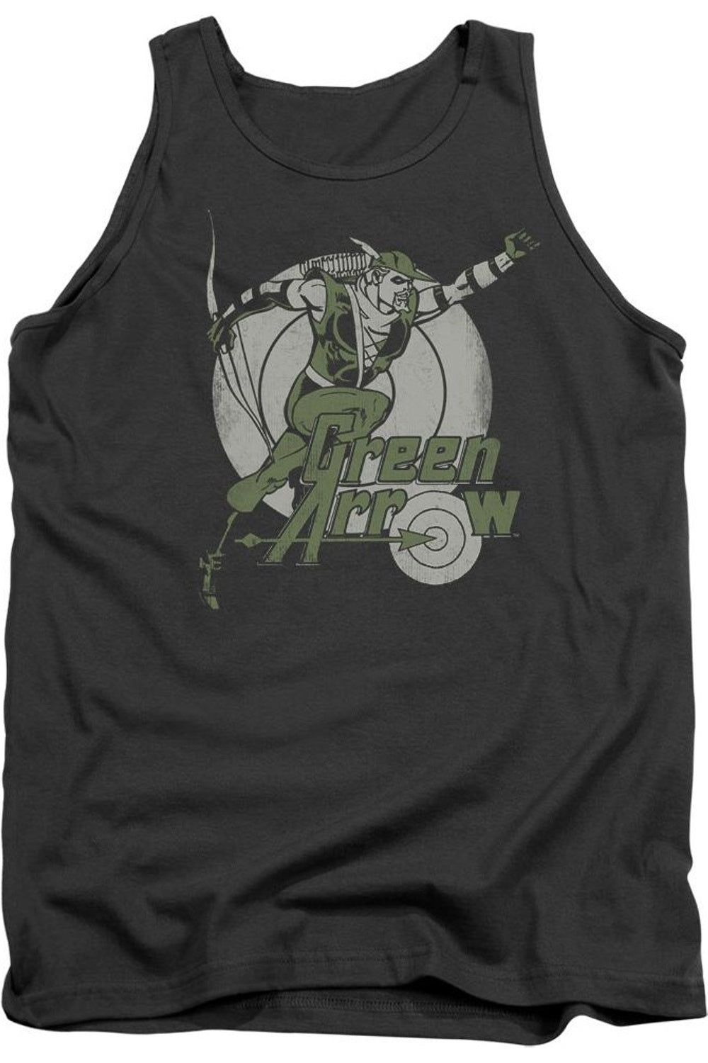 

Майка для взрослых DC Comics Right On Target Gildan, цвет charcoal