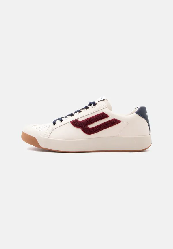 Капсульные кроссовки для теннисных соревнований Bally, Bone/Peacoat/Red