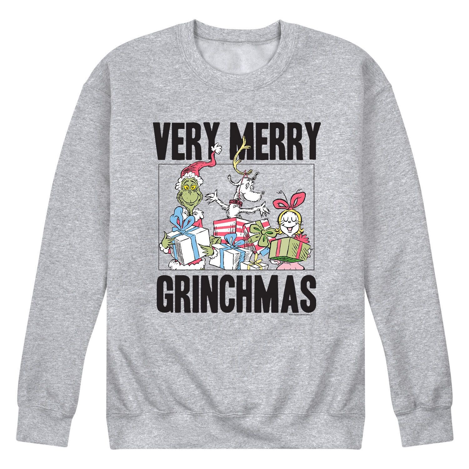 

Мужской свитшот Dr. Suess The Grinch Grinchmas Licensed Character