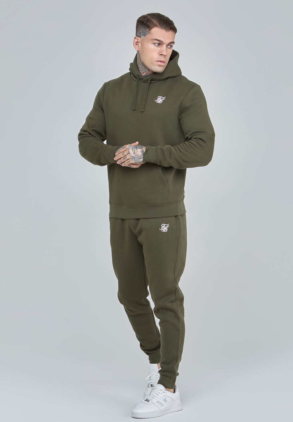 

Худи SIKSILK ESSENTIAL OVERHEAD, цвет Khaki, Серый, Худи SIKSILK ESSENTIAL OVERHEAD, цвет Khaki