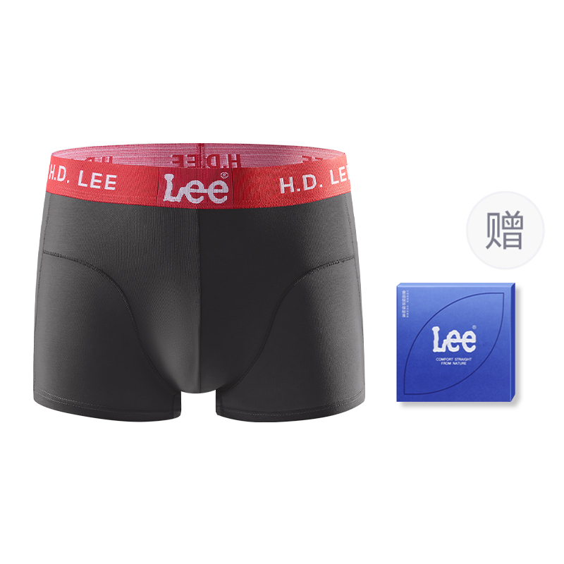 

Классические 101 Underpants мужские боксеры 1 упаковка Lee, темно-серый