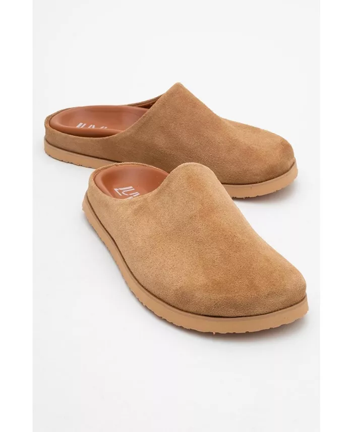 Кожаные сланцы Space Leather Slide Sandal (Женские) Forever & Always Shoes, коричневый — фото 2