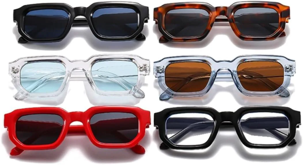 

Солнцезащитные очки с защитой UV400 | Панк, синий чай, маленькая оправа | для женщин и мужчин, для занятий спортом на открытом воздухе и вождения LXLHWN, Leopard Grey