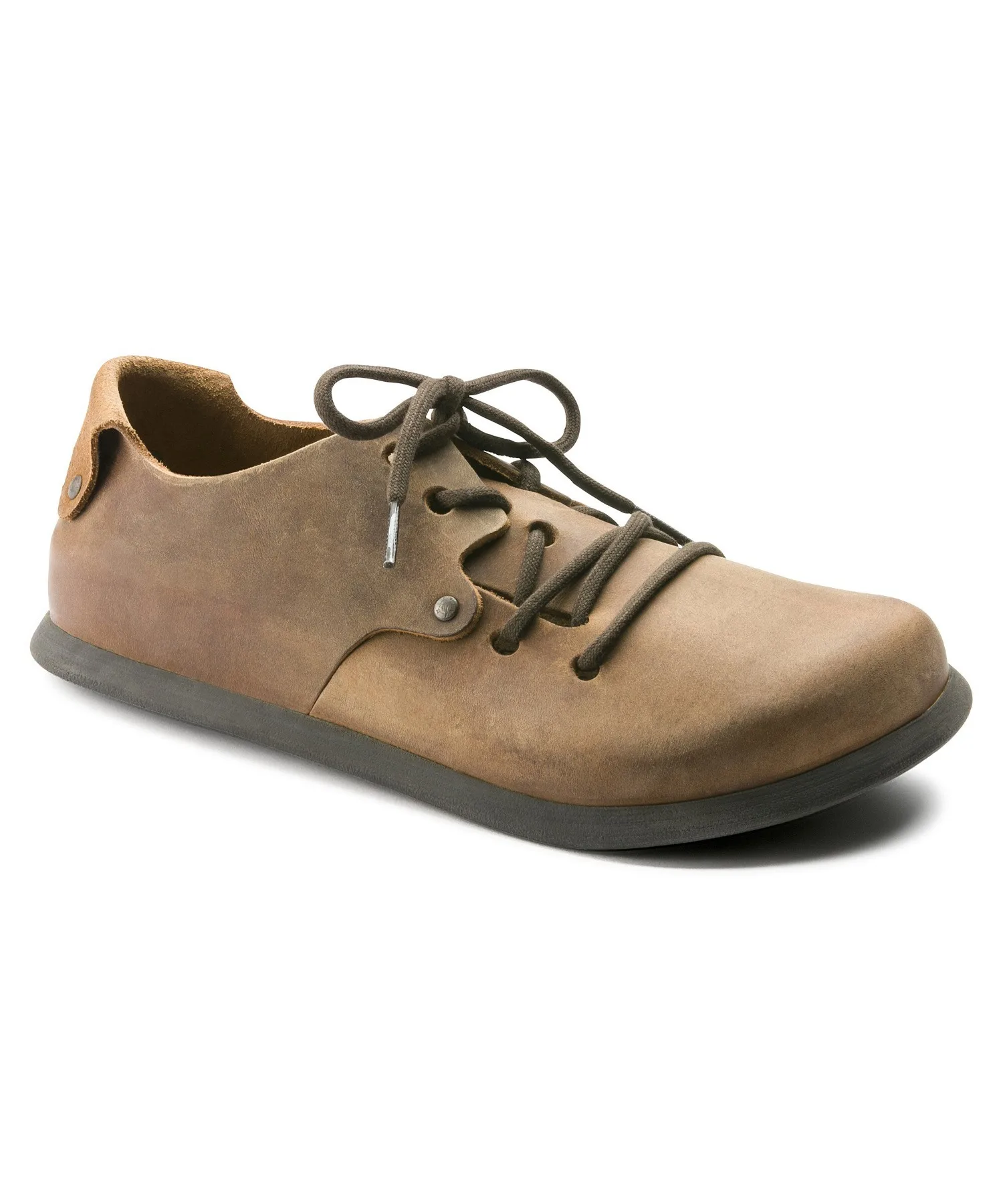 Унисекс ботинки из оливковой кожи Montana BIRKENSTOCK бежевые