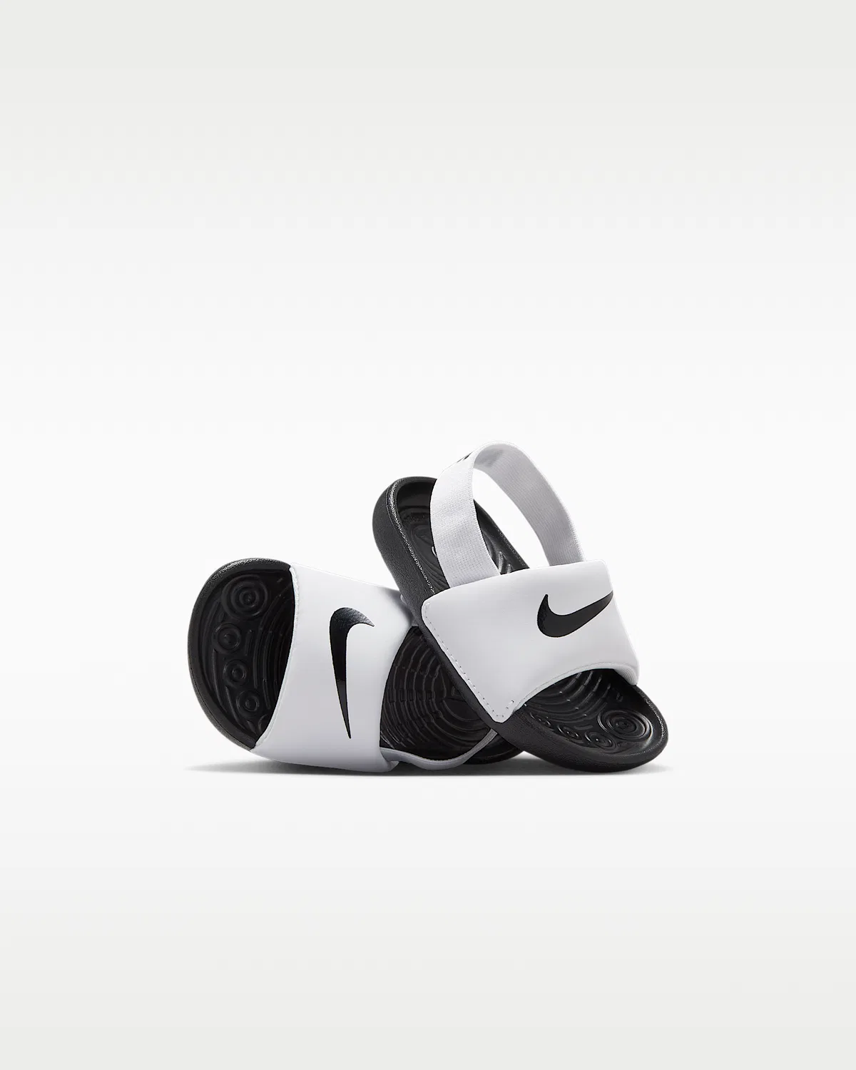 Слайды Nike Kawa для малышей, White/Black/White/Black