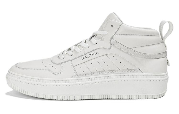 

Кроссовки Nautica Skateboarding Shoes Men High-top White, белый