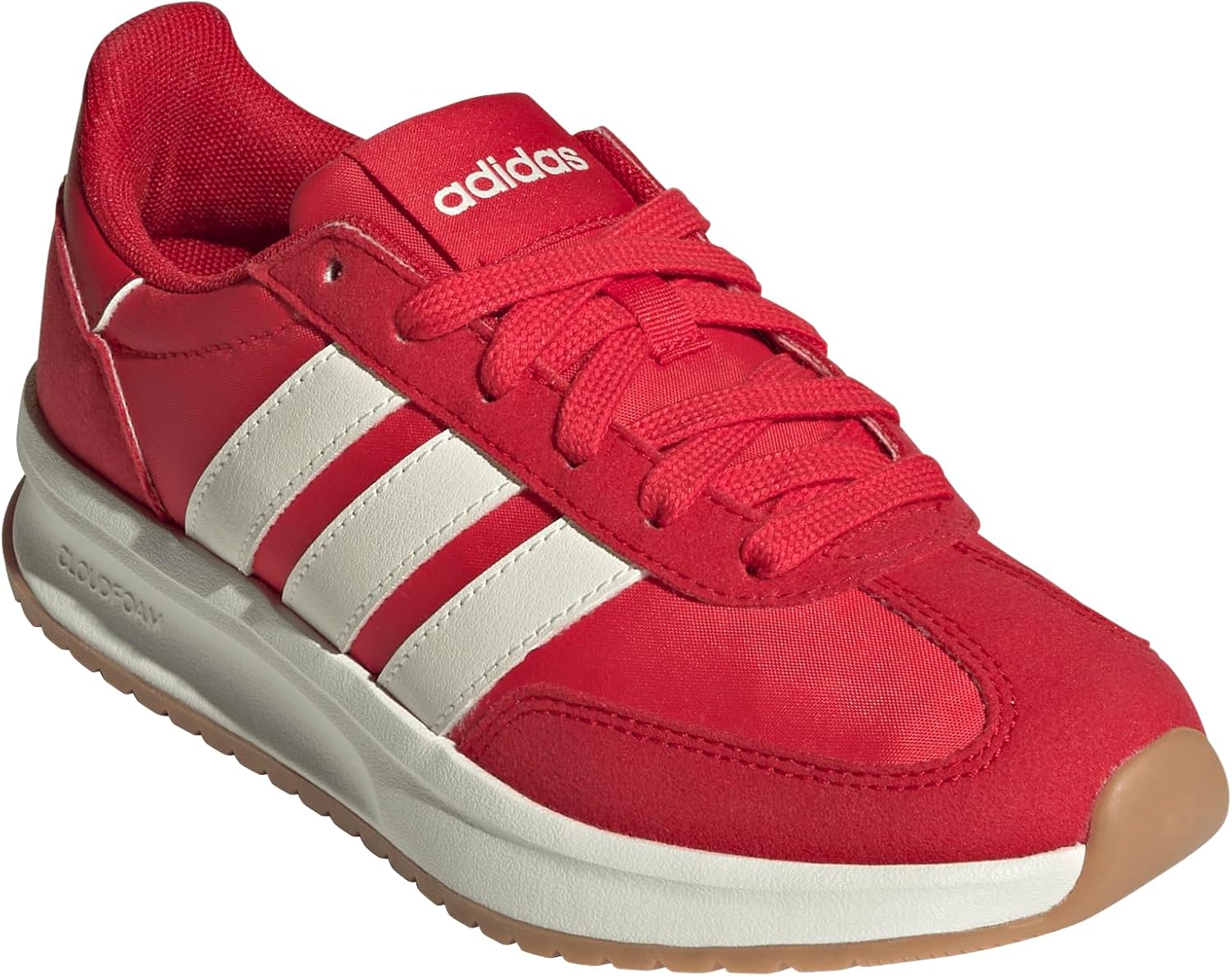 Детские кроссовки Adidas Run 70s 2.0 (унисекс), белый/алый — фото 2
