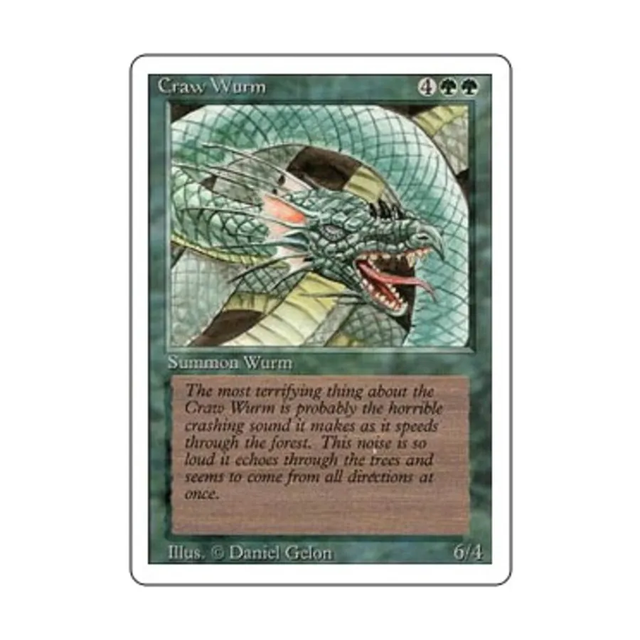 

CCG Зоб Вурм (С), MTG - 3rd Edition (Revised)