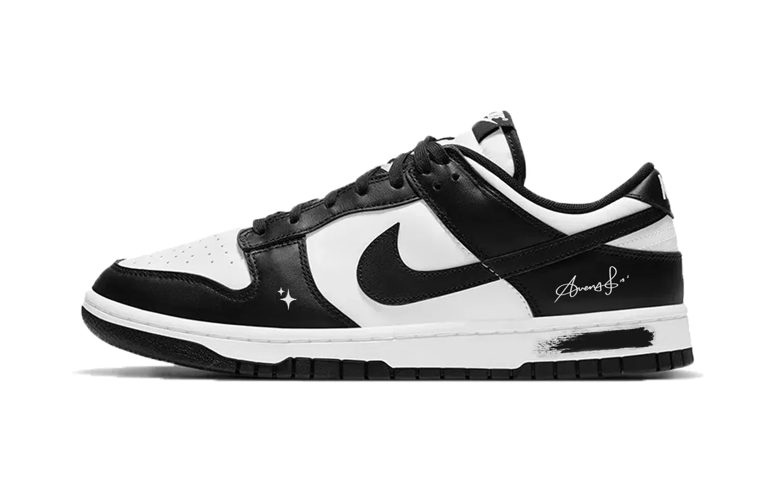 Детские скейтбордические кроссовки Nike Dunk Low Top Black