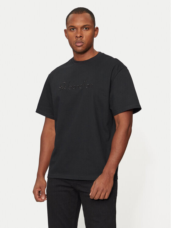 

Футболка оверсайз United Colors Of Benetton, черный
