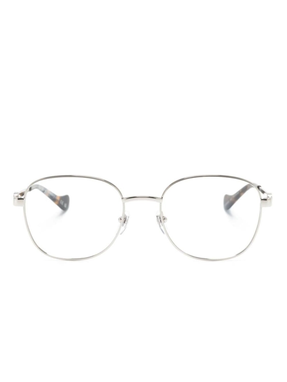

Gucci Eyewear очки в квадратной оправе черепаховой расцветки, серебристый