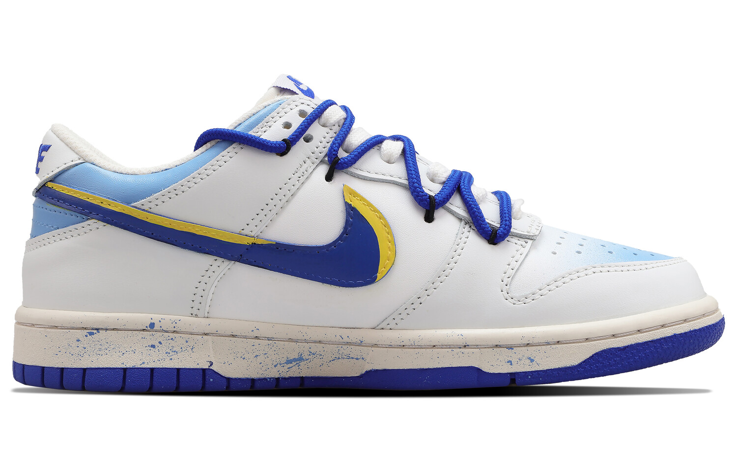 

Кроссовки Nike Dunk Skateboard Shoes Women's Low-Top Blue, Синий, Кроссовки Nike Dunk Skateboard Shoes Women's Low-Top Blue