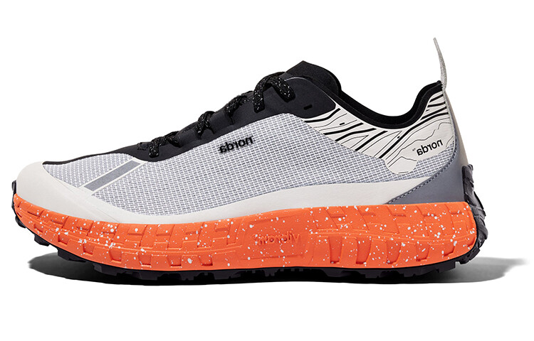 

001 Кроссовки женские с низким верхом серые/оранжевые Norda