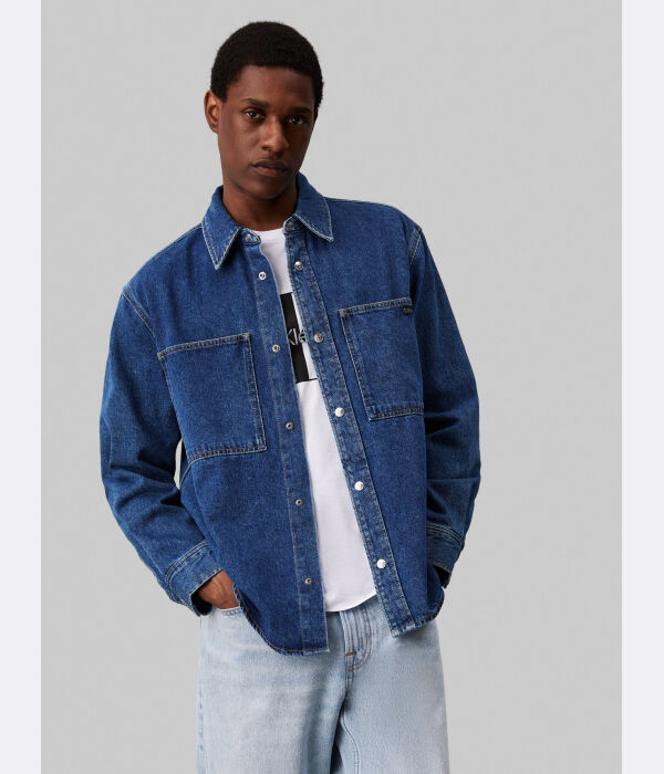 

Рубашка Calvin Klein Jeans Regular Fit, синий