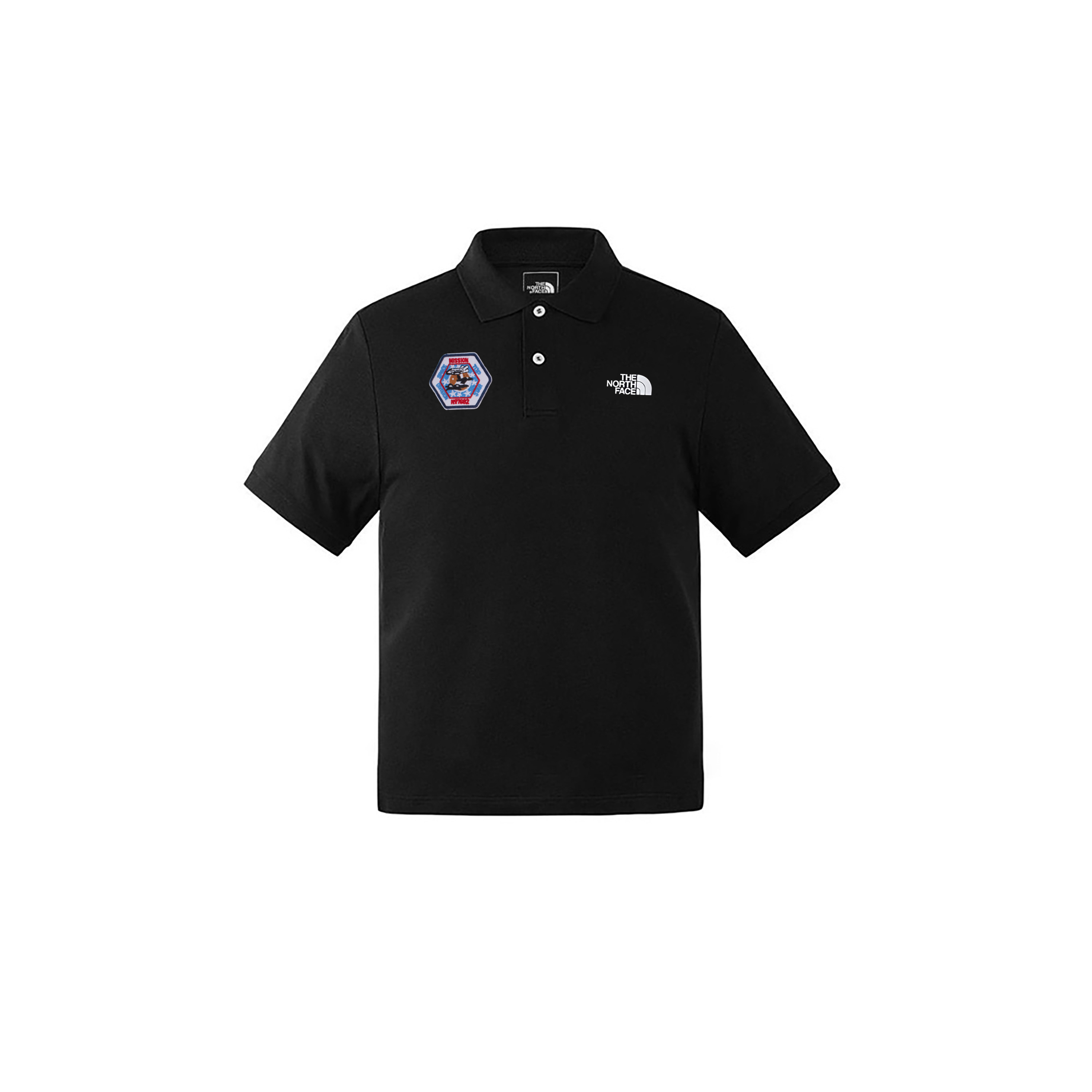 

Мужская поло с коротким рукавом THE NORTH FACE, черный