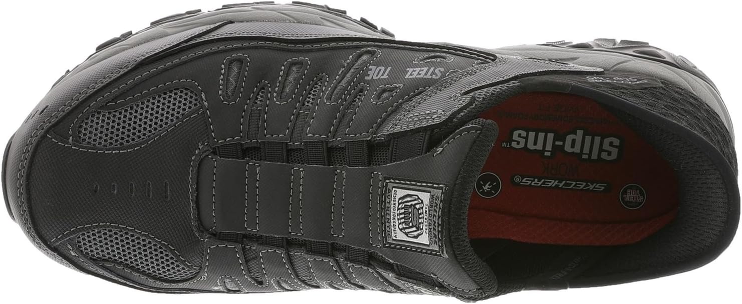 Мужские безшнурковые кроссовки Skechers Cankton-Faison St, черный — фото 3