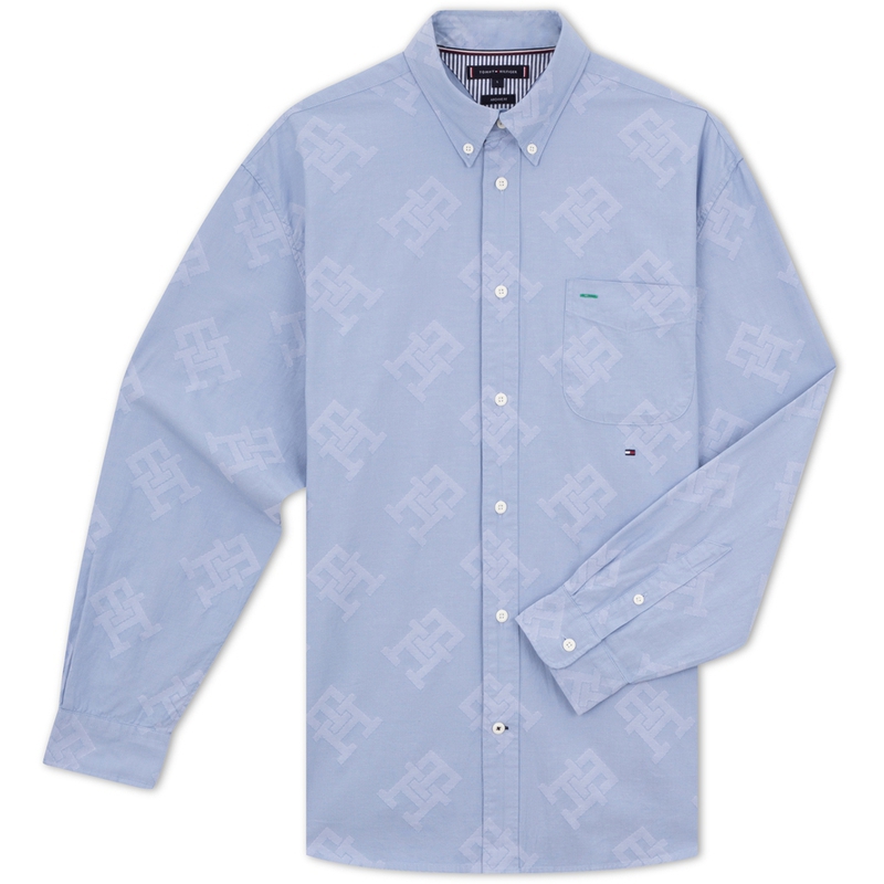 

Tommy Hilfiger Длинная рубашка мужская sky blue