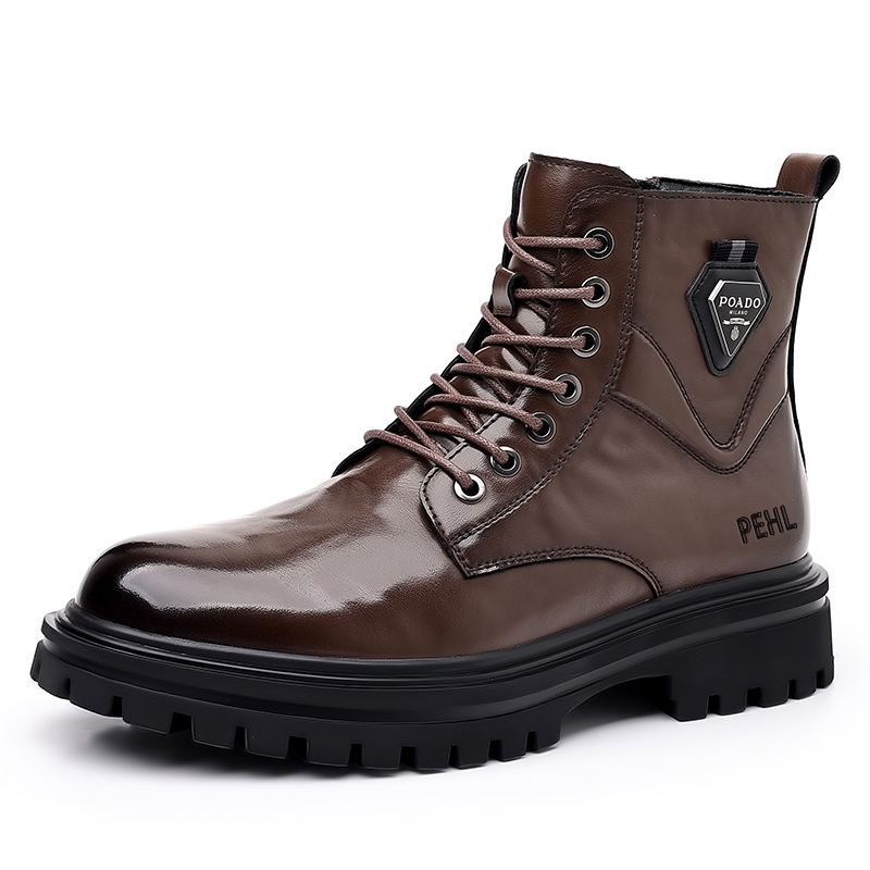 

PEHL Мужские ботинки Martin черно-коричневые, цвет Brown