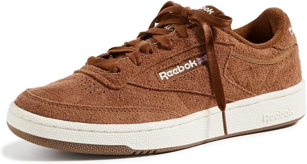 

Женские веганские кроссовки Reebok Club C 85, коричневый