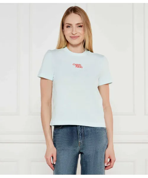 

Футболка Regular fit Calvin Klein Jeans, зеленый