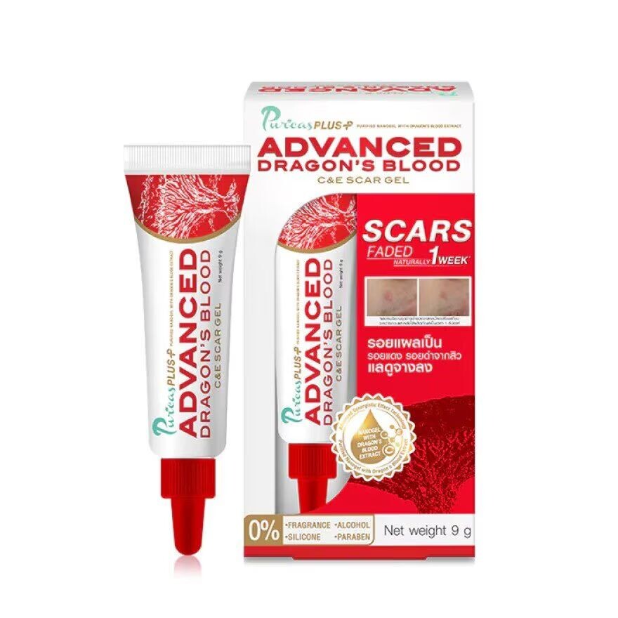 

Puricas Plus Advanced Dragon's Blood CE Гель от шрамов 9 г