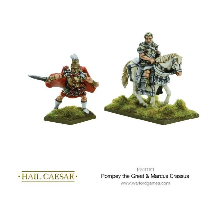 

Помпей Великий и Марк Красс, Hail Caesar - Caesarian Romans (28mm)
