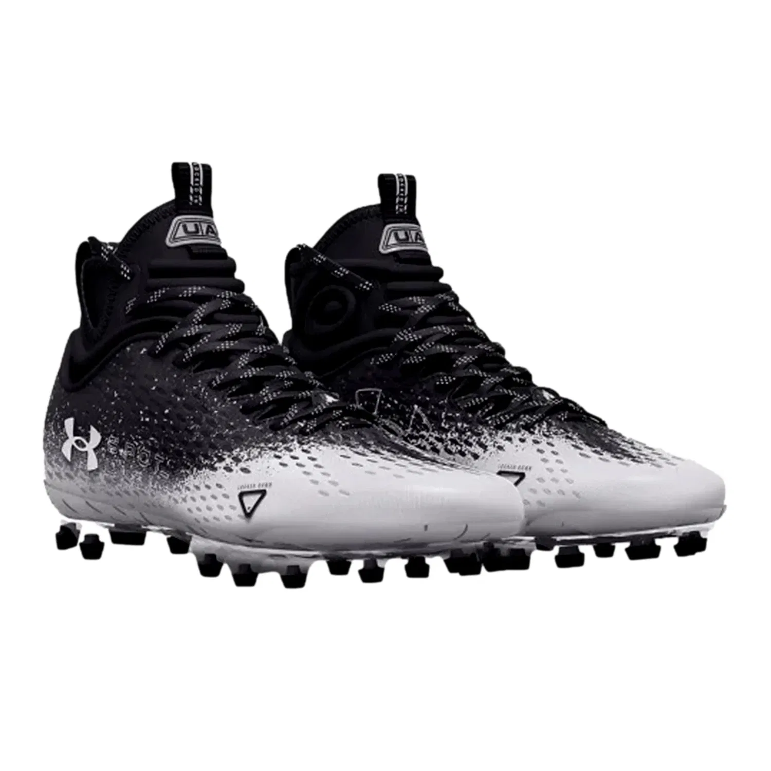 Мужские кроссовки Under Armour Spotlight Lux MC 2.0 черно-белые 3025082-001 — фото 2