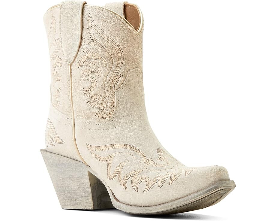 Сапоги женские Ariat Chandler Western ковбойские на каблуке, экрю — фото 2
