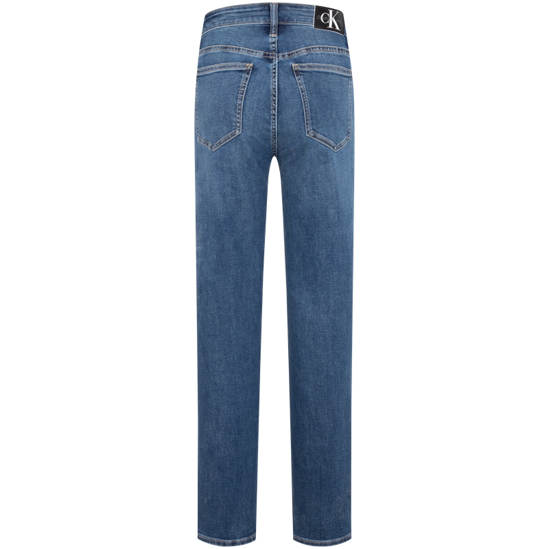 CALVIN KLEIN Jeans Женские джинсы синего цвета — фото 3